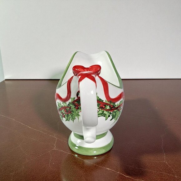Holiday Celebrations by Christopher Radko Traditions Christmas gravy boat - Picture 2 of 12